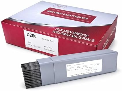 SÜA - EFeMn-A Hardfacing Welding Electrodes D256 - High Manganese Steel Build-Up Rods for Impact Applications & General Repair - 16" x 3/16" (11 LB Pack)
