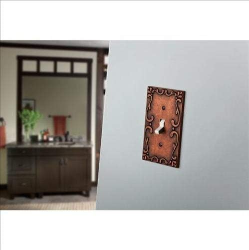 Franklin Brass Classic Lace (3-Pack) Decorative Light Switch Cover Wall Plate Brushed Nickel 1-Gang Wall Plate Switch/Toggle Plate Guards Electrical Outlet Covers W35070V-SN-C