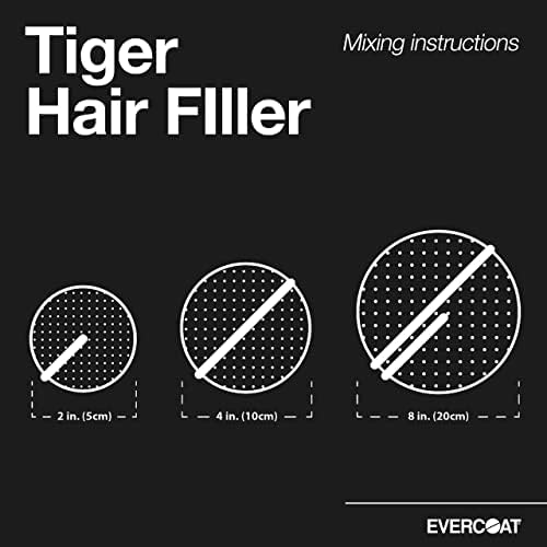 Evercoat Tiger Hair Long Strand Fiberglass Reinforced Filler - Waterproof Filler - 32 Fl Oz