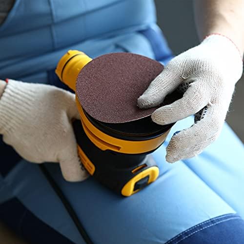 Boao 4 Pieces 6 Inch Interface Pads Hook and Loop Foam Sanding Pads