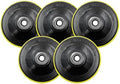 SHDIATOOL 4-Inch Backer Pad Backing pad of Foam Plastic Body with 5/8-Inch-11 Thread for Diamond Polishing Pads Pack of 10
