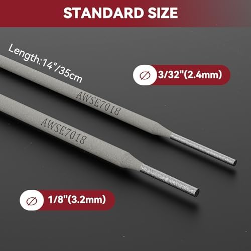 ARCCAPTAIN E7018 Welding Rods 1/8" 10LB Low Hydrogen Carbon Steel Electrode