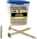 #10 x 3-1/2” Deck Screws, 500Pcs Star Drive Wood Screws