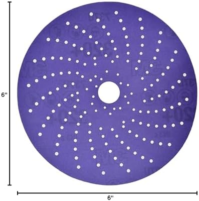 3M Cubitron II Hookit Clean Sanding Abrasive Disc, 31486, 6 in, 600+ Grade