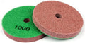 4 Inch Sponge Fiber Diamond Polishing Pads 2-Pack Grit 1000 for Marble Polishing Cleaning