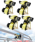 Ladder Rack Straps, Rack Ratchet Straps, Truck/Lumber/Pipe/Roof Rack Straps