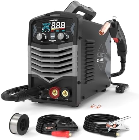Sunstac 140A 3 in 1 MIG Welder 110V with IGBT Inverter