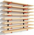 Housolution 4-Level Lumber Storage Rack - 4 Pack Holds Up 520LBS