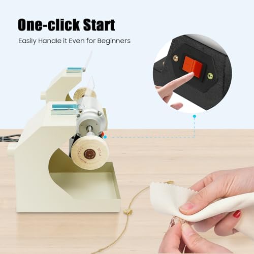 550W Dental Polishing Polish Lathe Machine, 3000RPM Dental Lab Polisher