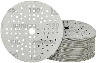 Mirka Abrasive Sheets Iridium 5 Inch Hook and Loop Sandpaper Discs