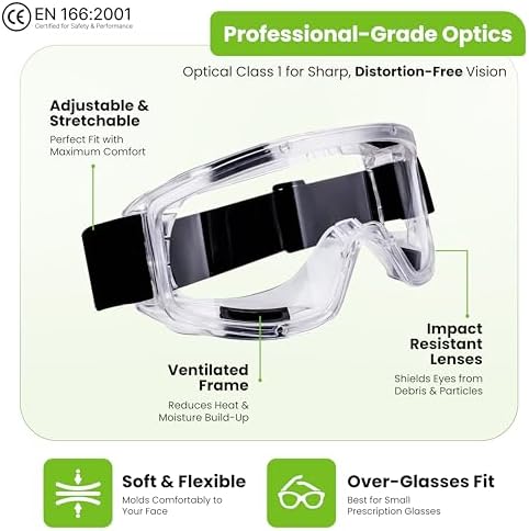AirGearPro G-500 Reusable Respirator Mask with A1P2 Vapor & Dust Filters