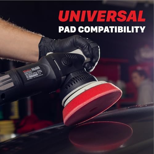 Maxshine M15 Pro Dual Action Polisher – 15mm Long Throw Random Orbital Buffer, 1000W Detailing Machine with 5″ Backing Plate –Variable Speed 2,500–5,000 OPM for Car, Truck, SUV & Boat Paint Correction