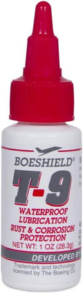 BOESHIELD T-9 Rust & Corrosion Protection/Inhibitor and Waterproof Lubrication, 1 oz liquid