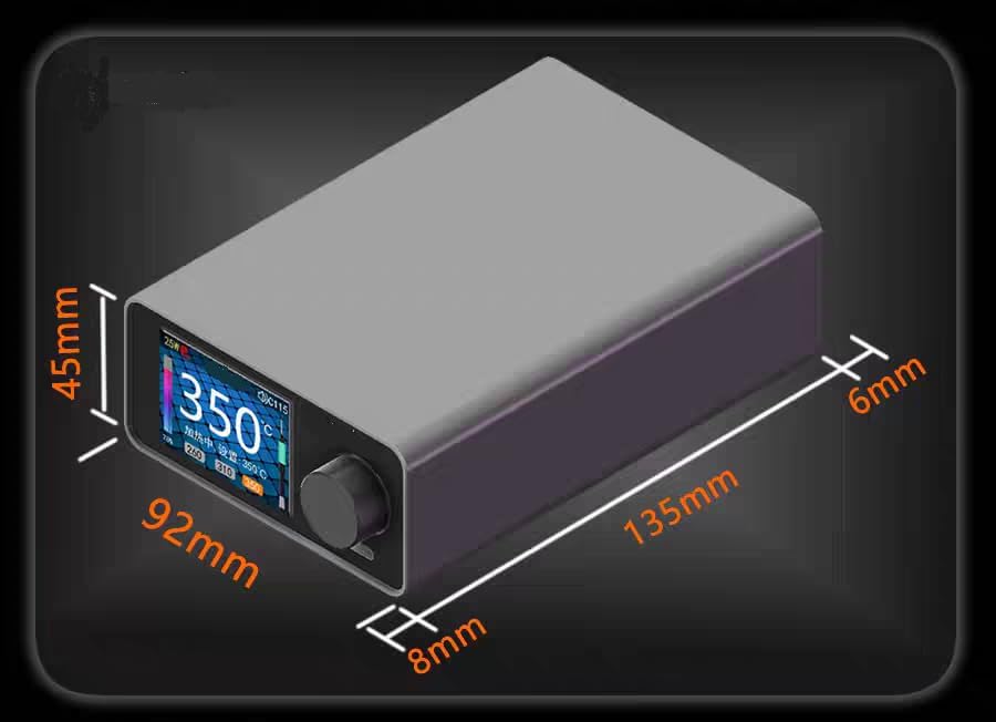GEEBOON TC22 220W Soldering Station for 115/210/245/T12 Tip, 4 Soldering Tips (T210&T115, SSD01)