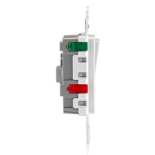 Leviton Lever Edge 15 Amp 3-Way Rocker Switch, E5603-MW, White | (Pack of 40)