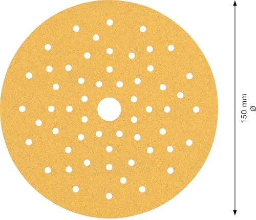 Bosch Professional 5x Expert C470 Sandpaper (Ø 150 mm, Grit 100, Accessories Orbital Sander)