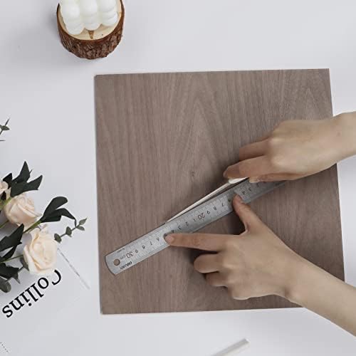 24 Pcs Walnut Unfinished Wood Craft, 16 x 16 x 1/8 Inch - 3mm Thick Walnut Unfinished Plywood for Laser Cutting & Engraving, School DIY Projects, Painting, Fretwork, CNC Cutting, and Wood Burning