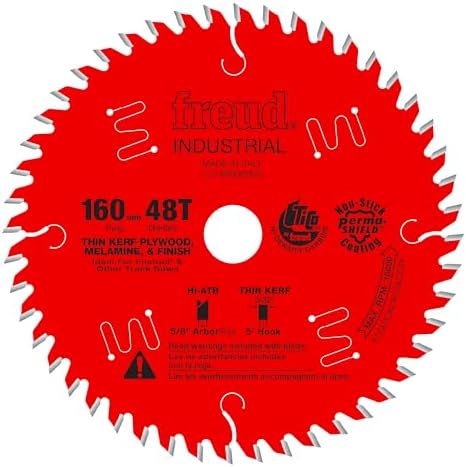 Freud LU79R006M20: 160mm Thin Kerf Ultimate Plywood & Melamine Blade
