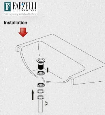 Stainless Steel Bathroom Sink Flip Drain Stopper Without Overflow DFY002