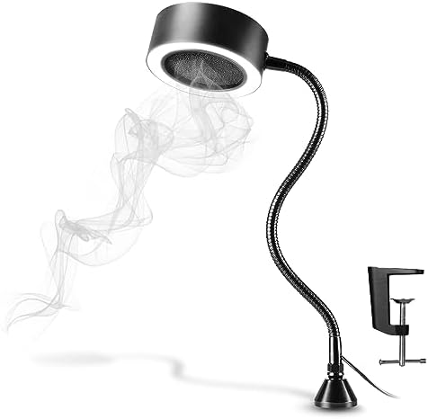 SainSmart Portable Fume Extractor Fan, Magnetic Solder Smoke Absorber
