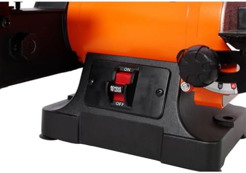 1 x 30 Inch Belt Disc Sander Combo, Benchtop Belt Sander with 5 Inch Disc, 0-45° Adjustable Cast Aluminum Worktables, Quick Belt Change, Dual Dust Ports & Miter Gauge for Woodworking