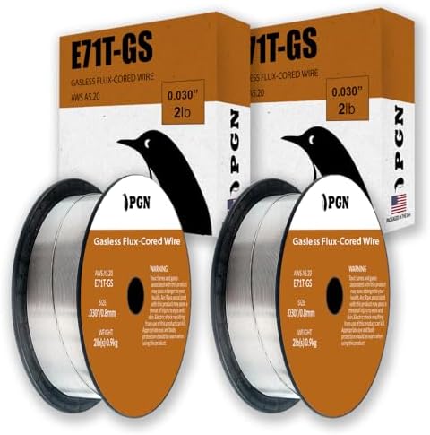 PGN E71T-GS .030" (2 Pack) Gasless Flux Core Welding Wire 2 lb