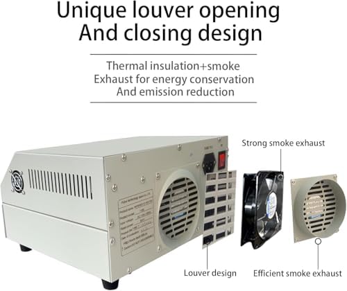 T962 Reflow Oven,110v 800w Reflow Soldering Station, Intelligent Infrared IC Heater,Welding area 7.08×9.25in for Pcb Chip Aluminum Substrate Lamp Bead
