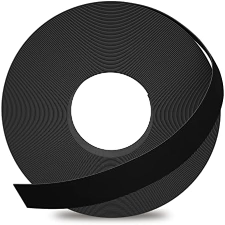 GSCIT Club Black Melamine Edge Banding, 7/8 inch x 500ft Edge Banding with Hot Melt Adhesive Pre-glued Cabinet Edge Banding Flexible Black Veneer Edging for Plywood
