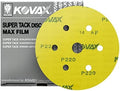 MaxFilm Ultra Premium 6 inch Sanding Discs, P220, 7 Holes, Hook & Loop, 521-0220, 50 discs