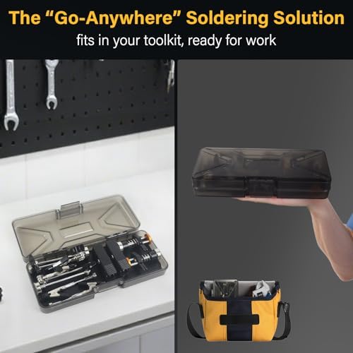 Magnetic Helping Hands Clamp Metal, Adjustable Third Hand Soldering Holder Stand For Small Electronics, Hobby DIY Craft,PCB Repair, Precise Work, Exclusive Dual-Head Ultra-Grip