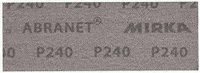 Mirka Abranet 2.75x8 Inch 240 Grit Mesh Sanding Sheets Hook & Loop, 50 Pack