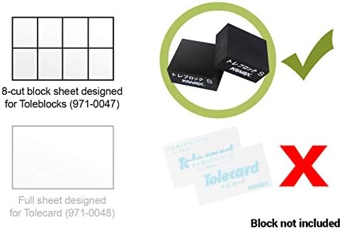 Tolecut PSA 8-Cut Block Sanding Sheets, Green K-2000, 191-1522, 25 Sheets