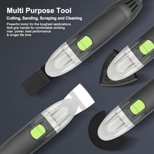 GALAX PRO Corded Oscillating Multi Tool Kit 2.0-Amp with 11Pcs Accessories