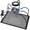 Kaisi Helping Hands Soldering Station with 10X LED Magnifying Glass