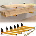 Lumber Storage Rack, Separate & Adjustable & Space-saving Wall 6 PACK