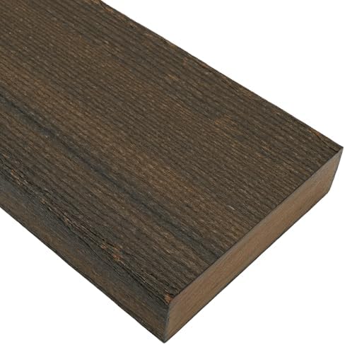 BuyPlastic Tangent Poly Lumber - Brazilian Walnut, 1x4 (0.75" x 3.5"), 36" Length - HDPE Plastic Board for Outdoor Furniture and More
