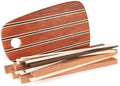 Woodcraft Woodshop Exotic Cutting Board Kit 3/4" X 10" X 16" Andira, Hard Maple, Wenge
