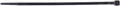 Gardner Bender 46-104UVB Cable Tie, 4 inch, 18 lb, Electrical Wire and Cord Management, Nylon Zip Tie, 100 Pk, UV Resistant Black