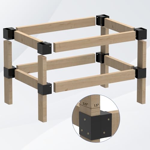 Workbench Bracket Kit 4PCS, Fits 2x4(Actual 1.5"x3.5") Wood