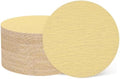 HARFINGTON 100 Pcs 5 Inch Sanding Discs 120 Grit Yellow Aluminum Oxide