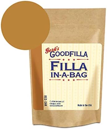 GoodFIlla Red Oak, 4 oz, Wood and Grain Filler Powder, Stainable, Paintable, Sandable, Versatile | Zero Waste