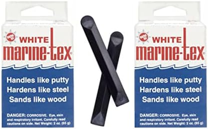 Marine Tex Epoxy White RM305K Two Pack with Free Mixing Sticks