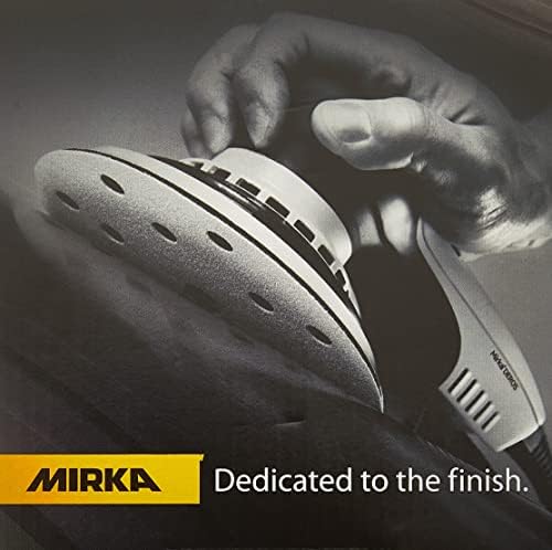 Mirka Gold Film Multifit 5 Inch Sanding Discs, 600 Grit Hook & Loop 50 Pack