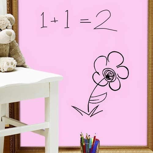 Chalkboard Blackboard Paint - Brush on Wood, Metal, Glass, Wall, Plaster Boards Sign, Frame or Any Surface. Use with Chalk Pen Wet Erase, Non-Toxic - Matte Finish [Pink] - (8.5oz Cover 32 sf)