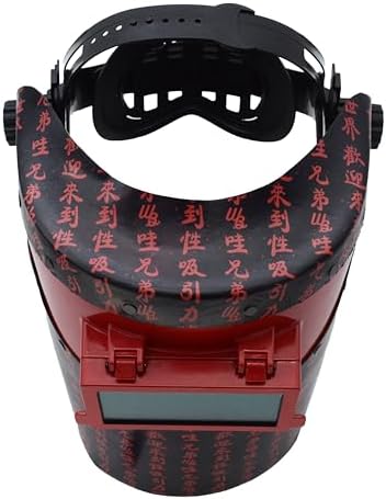 WoahBros Flip-Up Welding Helmet | Sugar Scoop Welding Hood | Fits 2x4 Cheater Lens (Not Included) | Art of War