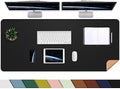 AFIING Large Desk Mat, 47" x 17", Black