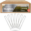 Sandbaggy 12 Inch Rust-Free Landscape Staples ~ Extra Long SOD Garden Stakes Weed Barrier Pins (1000 Staples)