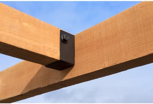 Simpson Strong-Tie APHH46 APHH Concealed-Flange Heavy Joist Hanger - Outdoor Accents Mission Collection, for 4x6 Joist, ZMAX Galvanized & Black-Powder Coated Decorative Hardware