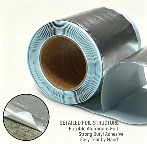 Butyl Waterproof Tape 16Ftx4In X1Mm - Rv, Pipe