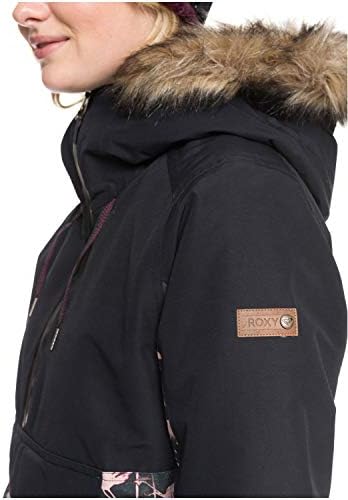 Roxy Women's Shelter Snowboard Jacket – 10k Waterproof Insulated Ski Jacket, Pfas-free, Hydrosmart Collar